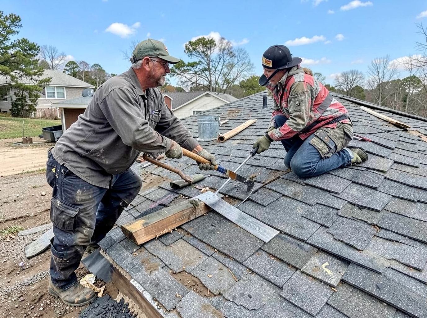 Wind Damage Roof Repair in Rocky Mount, NC
